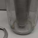 Cold Brew Mason Jar iced Coffee Maker, Durable Glass, - 64 oz (2 Quart / 1.9 Liter), With Handle& Stainless Steel Filter for Iced Brew Coffee, Lemonade, Ice Tea, Homemade Fruit Drinks Container (Black)