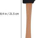 Hemoton 4pcs Halloween Wooden Handle Silicone Scraper Cream Spatula Baking Gadget Baking Supplies Kitchen Utensil for Home Bakery (Ghost + Black Cat + Pumpkin + Spider Pattern)