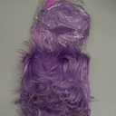 4 PCS Bear Costume include Bear Ears Headband Tail Tutu Skirt and socks for Halloween Cosplay Party (Purple)