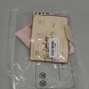 DEANGELMON Seamless Bras for Women No Underwire Comfortable Push Up Bra V Neck Wireless Bralette Full Coverage Wire Free (Medium, Black+pink+coffee)