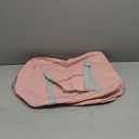 For Spirit Airlines Personal Item Bag 18x14x8 Foldable Travel Duffel Bag Tote Carry on Luggage Duffle Overnight for Women and Men (3112-Thick Series Pink (with Shoulder Strap))