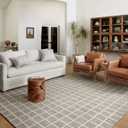 Loloi Chris Loves Julia Polly Slate / Ivory 2'-0" x 5'-0" Accent Rug