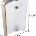 Replacement Part Water Reservoir with Water Filter Holder and 3 Charcoal filters,Compatible with Keurig K-Elite Coffee Maker Only(Brushed Gold)