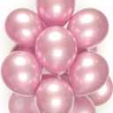 Light Pink Metallic Balloons Metallic 12-inch Light Pink Balloons,50pcs Light Pink Metallic Balloon Light Pink Party Birthday Decorations Balloons