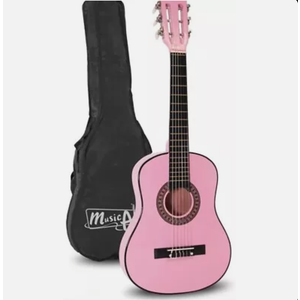 Music Alley MA-51 Classical Acoustic Guitar Kids and Junior Pink, Half Size