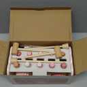 Joyreal Montessori Toys for 1 Year Old Girl Gift - Pink Wooden Hammering Pounding Toy with Xylophone & Fishing Game - Toddler Learning Activities for Kids 1+ 2 3 Year Old Christmas Birthday Gifts