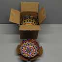 Sweejar Ceramic Dinnerware Sets for 4,12 Pieces Boho Plates and Bowls for Kitchen, Housewaring Gift, Bohemian Style Dish Set, Dishwasher and Microwave Safe(Colorful)