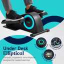 Cubii JR1, Under Desk Elliptical, Under Desk Bike Pedal Exerciser, Seated Elliptical, Work from Home Fitness, Mini Elliptical Machines for Home Use, Cubii Exerciser for Seniors, Desk Exercise