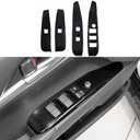 Kolya for 2018-2022 2023 2024 2025 Toyota Camry Accessories Door Window Switch Panel Cover Window Control Button Trim (Glossy Black)