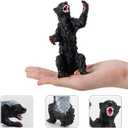 Honey Badger Figurines 3PCS Wild Animal Figures Model Cake Topper Decoration Toys Set Collection for Kids 5 6 7 8 Years Old