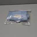 Biscaynebay Textured Fabric Round Tablecloths 60" for Round Tables diameters from 28" to 48", Light Blue Water Resistant Folding Table Covers Washable for Dining, Kitchen, Wedding, Parties etc