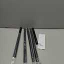 Shower curtain rod U/L shapd 29.5"x(59"-75") x29.5", adjustable shower curtain rod never rusts, curved shower curtain rod for bedroom, bathtub, closet, dressing room contains 24 hooks - black