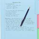 Find It File Folder Notepad - Pack of 12, 9.5 x 12.5 Inch Notebook Organizer Folders for Filing, Document, and Clipboard Organization