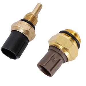 Rldym Engine Coolant Temperature Sensor Temp Sender Kit 37870-PJ7-003 37760-P00-003 for Honda Accord 1992-2002, Honda Civic 1992-2005 (2PCS)