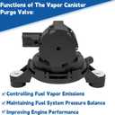 CP426 Vapor Canister Purge Valve Compatible with Ford Expedition F-150 F-250 Lincoln Blackwood Navigator 4.2L 4.6L 5.4L Replace CP426 CP516 PV327 911-231 F75Z9C915AA