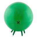 CanDo 30-1893 Non-Slip Inflatable Exercise Ball with Stability Feet for Exercise, Workout, Core Training, Stability, Yoga, Pilates, Balance Training Gym, Office, Home,Classroom. Green, 26