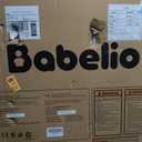 BABELIO Safety Gate Door Fits for Stairs, Narrow and Wide Doorways with Auto Close, Easy Install, No Drilling, Pressure Mounted for Baby, Child, Pets, Dog/Puppy, 26''-40'', White