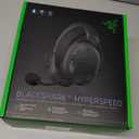 Razer BlackShark V2 HyperSpeed Wireless Gaming Headset: 280g Lightweight - THX Spatial Audio - Bendable Mic - 50mm Drivers - 2.4GHz, Bluetooth or USB - 70 Hr Battery w/USB Type C Charging - Black