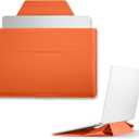 MOFT Laptop Carry Sleeve, 2-in-1 Laptop Bag & Stand for 14" Air/Pro & Dell/HP/Lenovo/Asus, Stylish Slim Computer Sleeve Bag with Expandable Storage for Computer Accessories, Sunrise