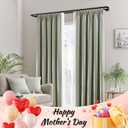 Double Curtain Rods 32 to 58 Inches, HOTOZON Blackout Double Curtain Rods for Windows 20 to 54 Inches (1.6-4.5 ft), 6/8 Inches Wrap Around Room Darkening Telescoping Drapery Rod, Black