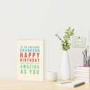 4 x Funny Birthday Card for Grandson, Happy Birthday Gifts for Grandson, Sweet Bday Greeting Card from Grandpa Grandma, Best Grandson Bday Gift Ideas