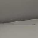 IWIWE 24 Inch Clear Square Towel Bar Replacement Rod for Ceramic Holder - Spring Loaded Adjustable Plastic Towel Rod for Bathroom and Kitchen Porcelain Holders (Reliable Plastic)