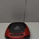 G Keni Portable CD and Cassette Player Boombox Combo, Casette Tape Recorder with Remote, AM FM Radio, USB Playback with Earphone Jack, 5.1V Bluetooth Speaker, Battery Operated/AC Powered for Home(Red)