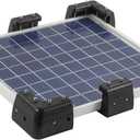 Sunway Solar Panel Mounting Brackets Corner Mount Kits for Framed Solar Panels,Installation On RV Caravan Boats Camper Trailer Marine Motorhome House Roof, Compatible with Renogy Solar Panel