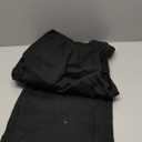 Men's Classic-Fit Wrinkle-Resistant Pleated Chino Pant (42W x 32L, Black)