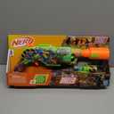 NERF Zombie Driller Dart Blaster, 16 Nerf Elite Darts, Rotating 5 Dart Cylinder, Removable Scope, Outdoor Games, Ages 8+