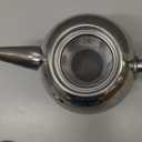 Tea Kettle, 1L Large Stainless Steel Teapot Coffee Pot with Removable Filter for Home, Hotel, Cafe, Bar, Restaurant, Silver