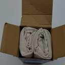 MIULEE Decorative Linen Euro Sham Pillow Covers 22x22 Inch Natural Beige Boho Farmhouse Neutral Christmas Couch Throw Pillows for Bed Pack of 2 Accent Modern Pillowcase Sofa Livingroom Home Decor