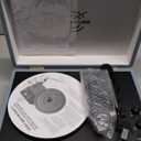 Vinyl Record Player 3-Speed Bass Control Bluetooth Suitcase Portable Belt-Driven Record Player with Built-in Speakers Vintage Turntable RCA Out Headphone Jack Blue