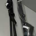 REDCAMP 2 Pack 22.4IN Tall Folding Tripod Stools for Adults, Lightweight Portable Camping Stools for Fishing Hunting Backpacking Traveling, Black