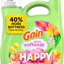 Gain Liquid Fabric Softener (Fabric Conditioner), Happy, 127 fl oz, 188 Loads