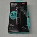 Braun All-In-One Style Kit Series 3 3430, 3-in-1 Trimmer for Men with Beard Trimmer, Ear & Nose Trimmer, Hair Clippers, Ultra-Sharp Blade, 20 Length Settings, Washable