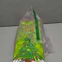 Obralitic Whimsical Table Top Small Christmas Tree, 2 FT Bendable Lime Green Christmas Tree with Lights and Red Ball, Curved Shape Artificial Tabletop Tree for Home Office Holiday Party Decoration