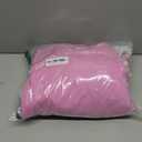 Mens Varsity Jackets Baseball Letterman Wool Body Genuine Leather Sleeves Bomber American Style Varsity Jacket (Large, Pink Body and White Sleeves)