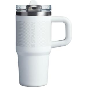 STANLEY Quencher ProTour Flip Straw Tumbler with Leakproof Lid | Built-In Straw & Handle | Cupholder Compatible for Travel | Insulated Stainless Steel Cup | BPA-Free (14 Ounces, Frost Fade)