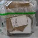 Pukomc Automatic Small Sensor Trash Can with Touchless Lid, 2.3 Gallon / 9L Smart Garbage Can, Quiet Close White Gold Waste Bin - Perfect for Kitchen, Living Room & Small Spaces