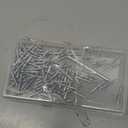 400pcs Hardware Nails Double Head Skirting Nails with 4 Tools - Invisible Seamless Baseboard Screws for Solid Wood Trim, Double-Sided Installation