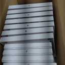 Dynaming 8 Pack Solar Post Cap Lights Outdoor with Flickering Flame Light, White Shell Fence Post Solar Lights Fit 4x4 5x5 Vinyl/Wooden Posts, Brightness LED Lighting Decor for Garden Deck Patio