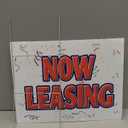 NOW LEASING 18"x24" Yard Sign & Stake | Advertise Your Business | Stake Included Double Sided Image | Made in The USA