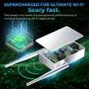 2026 WiFi Extender Signal Booster, New Gen Internet Booster for Home, 4X Faster, Covers up to 10,000 sq.ft, Wi-Fi Repeater with Ethernet Port, Wireless Long Range Amplifier, Easy Setup (White)