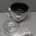 Aroma Housewares Aroma 6-cup (cooked) 1.5 Qt. One Touch Rice Cooker, White (ARC-363NG), 6 cup cooked/ 3 cup uncook/ 1.5 Qt.