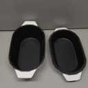 Enameled Cast Iron Dutch Oven for Bread Baking  3QT Oval Round Heavy Duty Bread Pan with Lid, Non-Stick Ceramic Coating,Loaf Cast Iron Bread Oven for Sourdough, Baking, Roasting, Braising, Stovetop & Oven Safe (White)