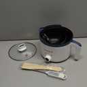 KQU Wax Melting Pot with Thermometer, Electric Wax Melter for Candle Making with Spout, Small Double Boiler Pot Set for Beginner Adults