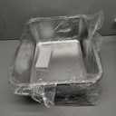 Stainless Steel Cat Litter Box for Large Cats - 17.5"x13.6"x6.1" High-Sided Metal Tray, Anti-Splash & Odor Resistant, Durable Rustproof Design, Easy to Clean 2Pcs