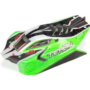 ARRMA 1/8 Painted and Trimmed Body with Decals, Green: Typhon 4X4 BLX, ARA402272