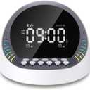 White Noise Sound Machine with Bluetooth Speaker, 6 Mixable Nature Sounds & 6-Color Night Light, Alarm Clock, Sleep Timer for Adults, Kids, Baby Sleeping, Bedroom, Office